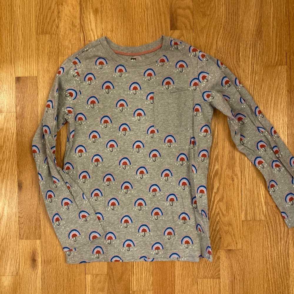 NWOT Girl's Tea Rainbow Shirt